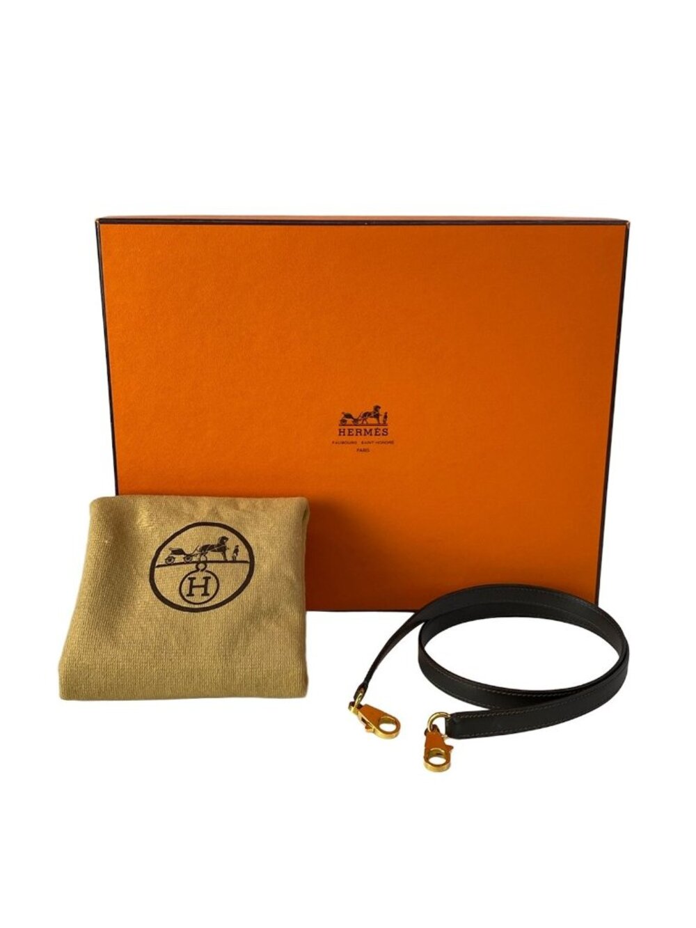 Hermes Handbag Chez Blue's Havana Gold - Picture 11 of 15